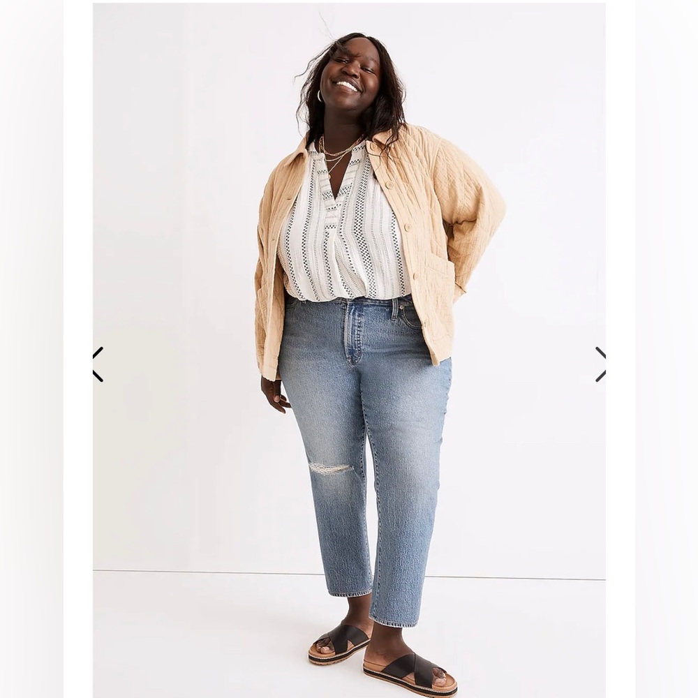 NWT Madewell Mid-Rise Perfect Vintage Jean Size 18W